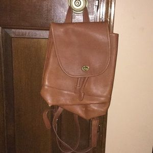 VINTAGE coach backpack/purse